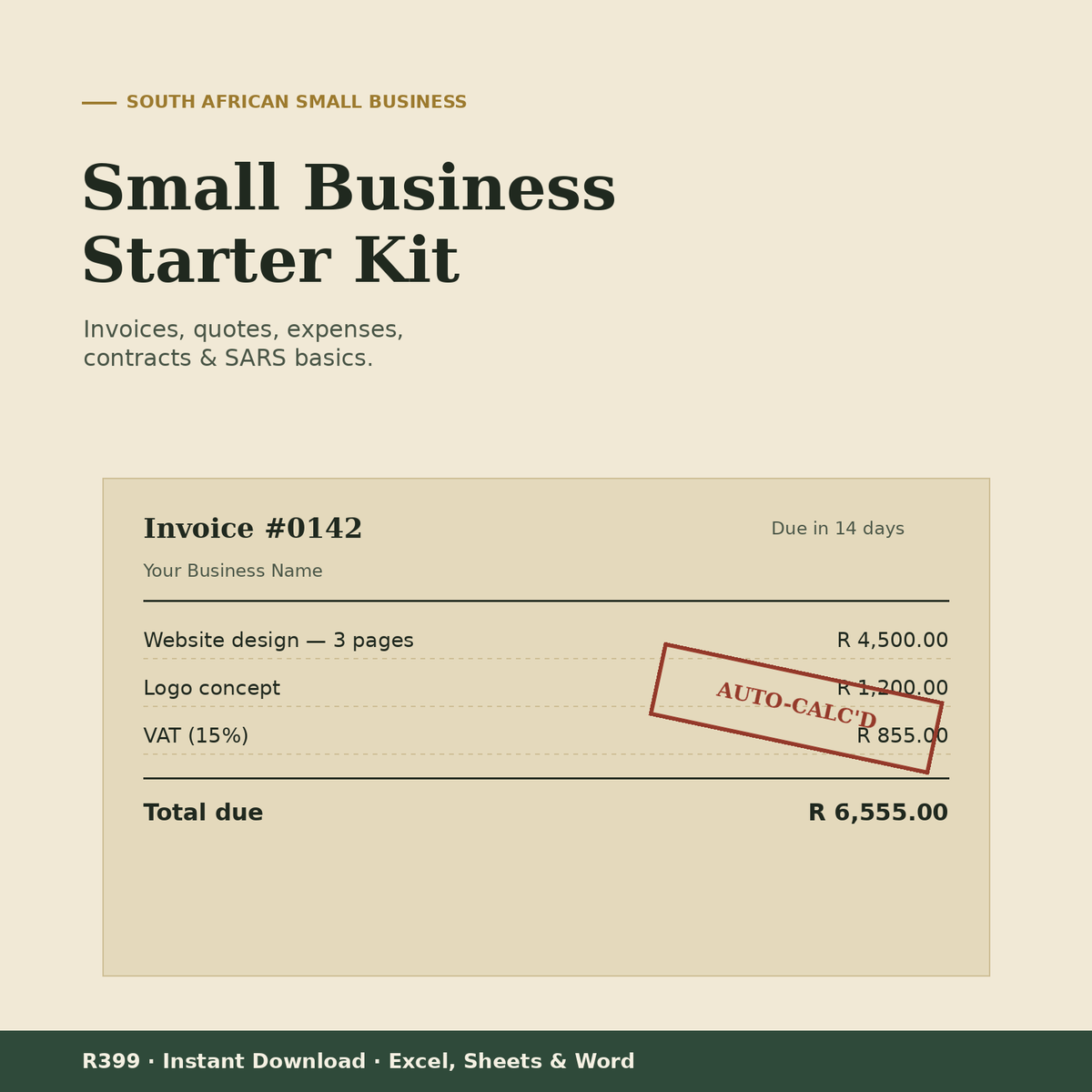 SA Small Business Starter Kit